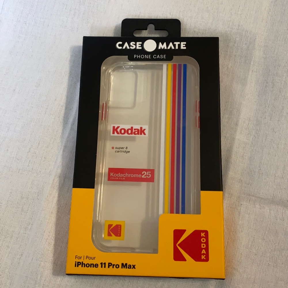 Case mate iPhone 11 Pro Max clear Kodak case